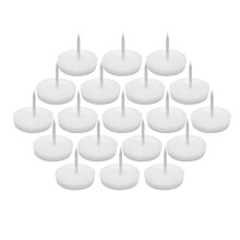 30 6X22mm Möbelnägel Nylon Dekorative Sofa Tacks Weiß