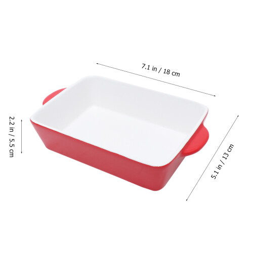 Oven Special Bakplaat Magnetron Keramisch Rood 1