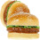2Stk Simulation Künstlicher Burger Mit Brötchen Für Display 11