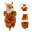 Squirrel Handpoppet Creatief -Kind Speelgoed 7