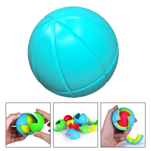 Kids 3D Mini Puzzelbal Blokkenbal Educatief Speelgoed 2
