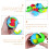 Kids 3D Mini Puzzelbal Blokkenbal Educatief Speelgoed 10