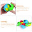 Kids 3D Mini Puzzelbal Blokkenbal Educatief Speelgoed 11
