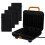 Electric Sandwich Press Black Nonstick Waffle Maker for Home Use 1
