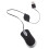 Creative Usb Mini Teleskopmaus Für Computer Notebook Schwarz 1