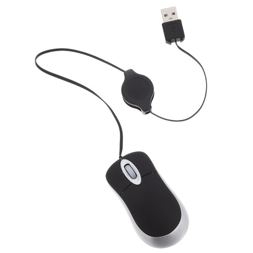 Creative Usb Mini Teleskopmaus Für Computer Notebook Schwarz