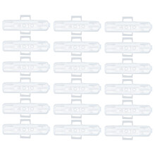 100St Transparente Kabel Etikett Schild Identifikation Gehäuse
