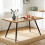 AINPECCA 150CM Dining Table Working Table Oak Home Office 7
