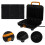 Electric Sandwich Press Black Nonstick Waffle Maker for Home Use 9
