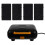 Electric Sandwich Press Black Nonstick Waffle Maker for Home Use 10