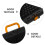 Electric Sandwich Press Black Nonstick Waffle Maker for Home Use 8