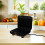 Electric Sandwich Press Black Nonstick Waffle Maker for Home Use 11