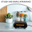 Electric Sandwich Press Black Nonstick Waffle Maker for Home Use 5