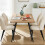 AINPECCA 150CM Dining Table Working Table Oak Home Office 11