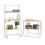 Libreria Pieghevole SoBuy FRG272-W, Bianco 1