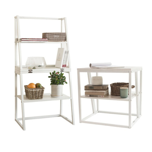 Libreria Pieghevole SoBuy FRG272-W, Bianco