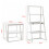 Libreria Pieghevole SoBuy FRG272-W, Bianco 3
