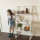 Libreria Pieghevole SoBuy FRG272-W, Bianco 2
