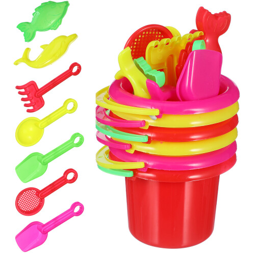 24 Teile Kinder Sand Eimer Strand Spielzeug Mini Set