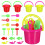 24 Teile Kinder Sand Eimer Strand Spielzeug Mini Set 6