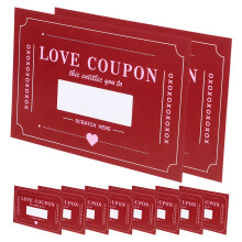 20 Valentinstags-Scratch-Off-Karten Für Paare Mit Liebesüberraschungen
