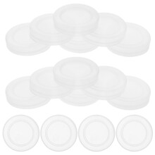 30St Puddingglas Deckel Milchglas Verschlüsse Joghurtflaschenkappen