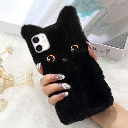 Plüsch Katzen Handyhülle Kompatibel Mit Iphone 12/12 Pro 2