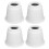 4 Stück 5 Zoll Heavy Duty Runde Möbel Bett Riser 1