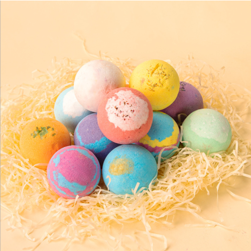 Σετ δώρου Bath Bombs, βιολογικά φυσικά αιθέρια έλαια, 12 τεμάχια χαλάρωσης και 1