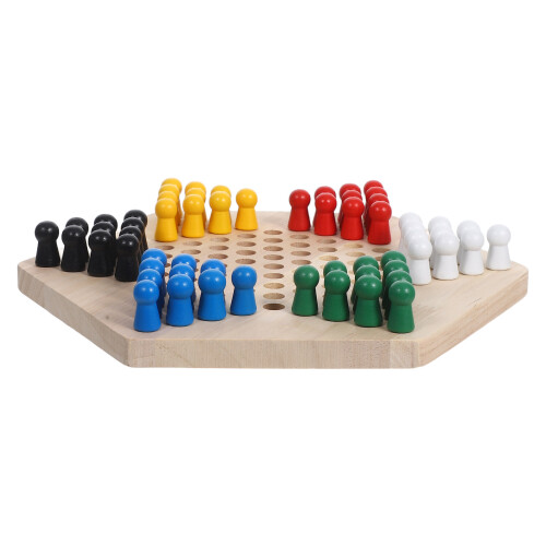 Caja De De Tablero Madera Chino Hexagonal Para Niños
