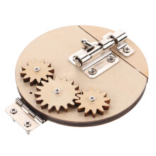 Montessori Spielbrett Woodenory Feinmotorik Reise Baby Spielzeug