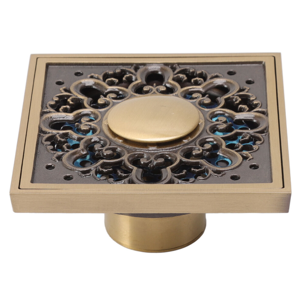 Anti-Clog Floor Drain, Vintage Style Drain For Your Kitchen And Bathroom Needs, High-Density Filter Drain Protects Against Clogs And Odors 9061222285874