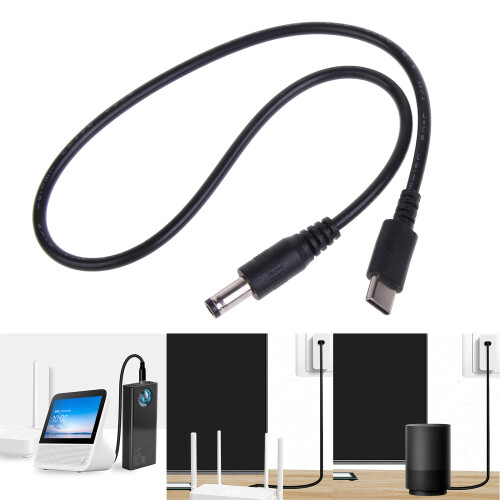 USB C Typ C auf DC 5,5 x 2,1 mm 3,5 x 1,35 mm PD-Triggerkabel-9V 1