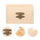 6 Stuks Onafgewerkte Koffer Multifunctionele Doos Diy 6