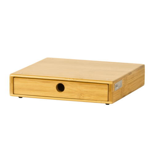 SoBuy Cassetto capsule in bambù 24x23x6cm