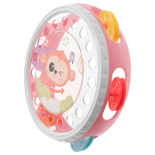 Hand Held Tambourine Drum Percussion Musical Educational Instrument 2