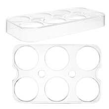 2 Pièces Support Œufs 6 8 Alvéoles En Plastique Pour Réfrigérateur