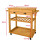 SoBuy Carrello in bambù 80x50x90cm 3