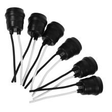 6Stk Gelber E27 Lampenhalter PVC Metall Für DIY Lampe