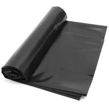 Large Pond Liner HDPE Underlay 0.2mm UV Resistant Tear Resistant Black 5x5m For Koi Pools Fountains Garden Ponds