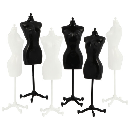 6 Stuks Mini Mannequin Kledingsta Voor Kledingdisplay