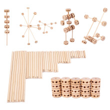 1 Set Holzbausteine Stapelsteine Diy Bausteine Spielzeug