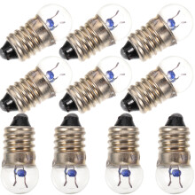 10Stk Taschenlampe 2,5 V 0,3 A Für Physikexperimente