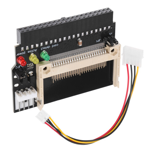 Compact Flash /II Zu 3,5 Adapter Mit 3 LED (Schwarz)
