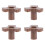 4Pcs Microwave Turntable Coupler Rotating Core Roller 5
