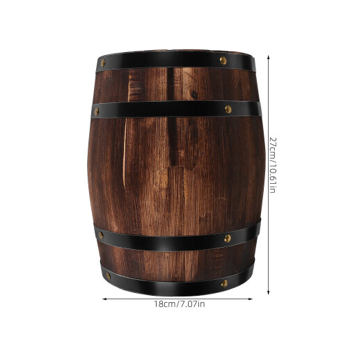 Wein Holz Aufbewahrungs Eimer Einrichtung 2