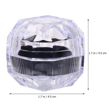 Delicate Ring Box Transparente Aufbewahrungsbox Für Ohrringe