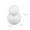 15 Stuks Kerstmis Sneeuwman Foam Craft Wit Polystyreen 9,5 Cm 3
