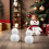 15 Stuks Kerstmis Sneeuwman Foam Craft Wit Polystyreen 9,5 Cm 7