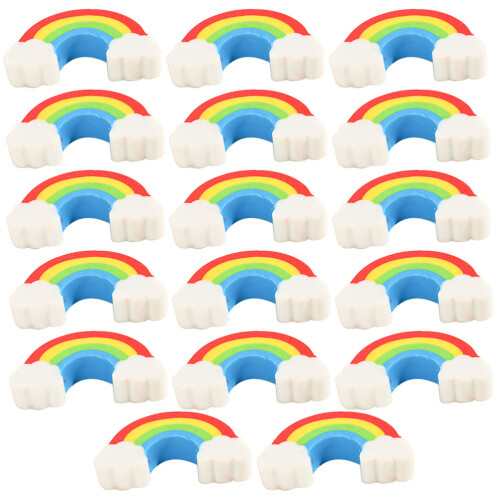 100Stk Multifunktions Radiergummis Mini Regenbogen